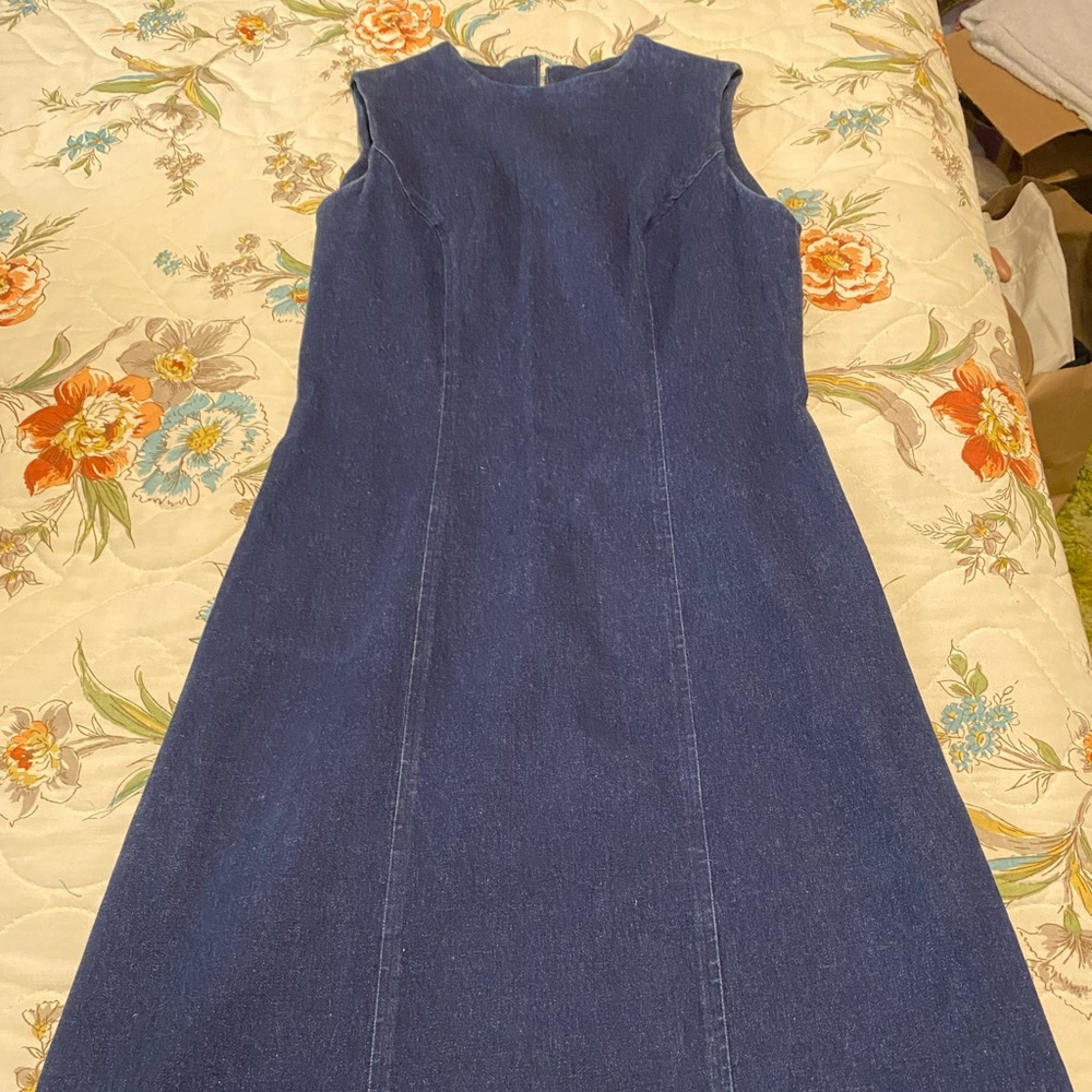 Madison Brown Medium denim dress